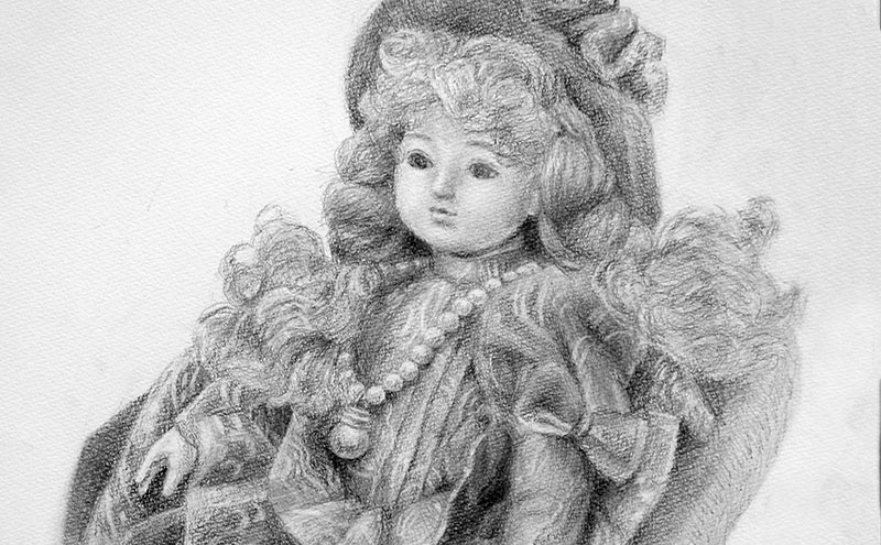 伊藤画塾 鉛筆デッサン 生徒作品