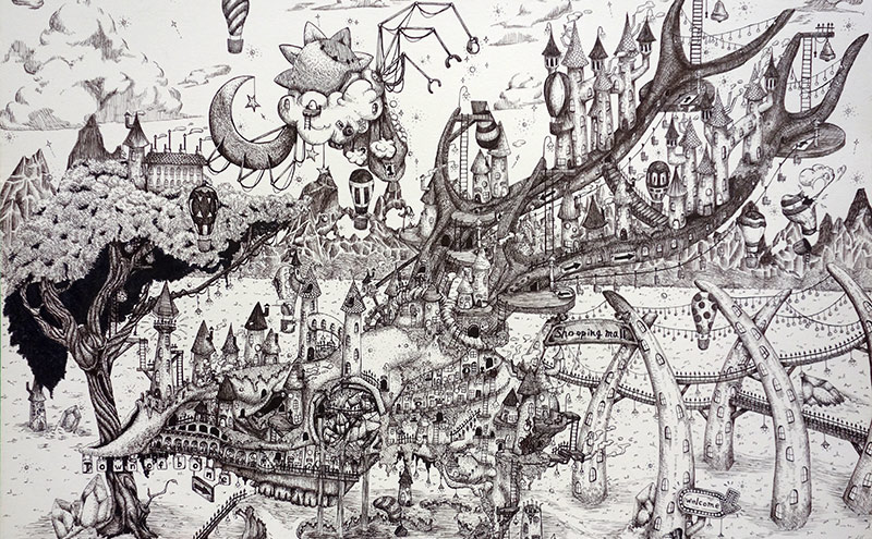 伊藤画塾 鉛筆デッサン 生徒作品