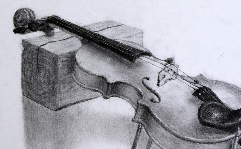 伊藤画塾 鉛筆デッサン 生徒作品