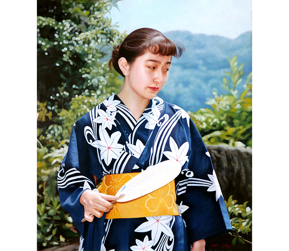 伊藤正宏 油絵 F10「夏」