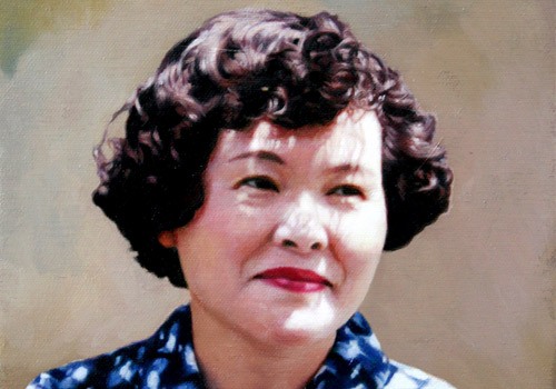 油絵 T.Oさんの肖像