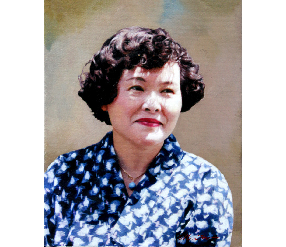 伊藤正宏 油絵 F3「T.Oさんの肖像」